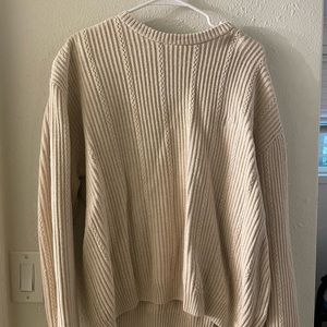 Cream sweater